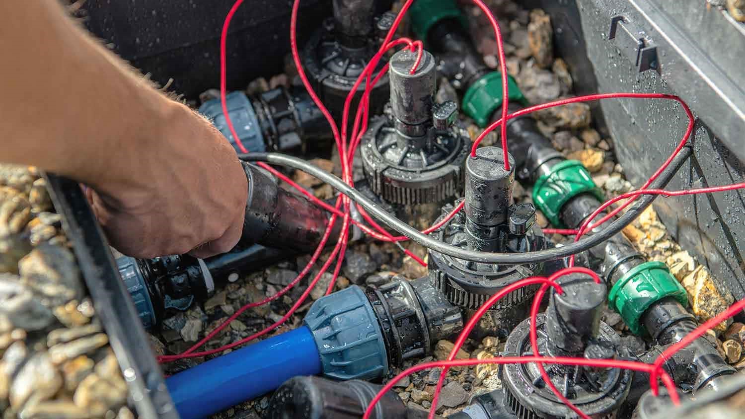 Irrigation Sprinkler Wire Repair